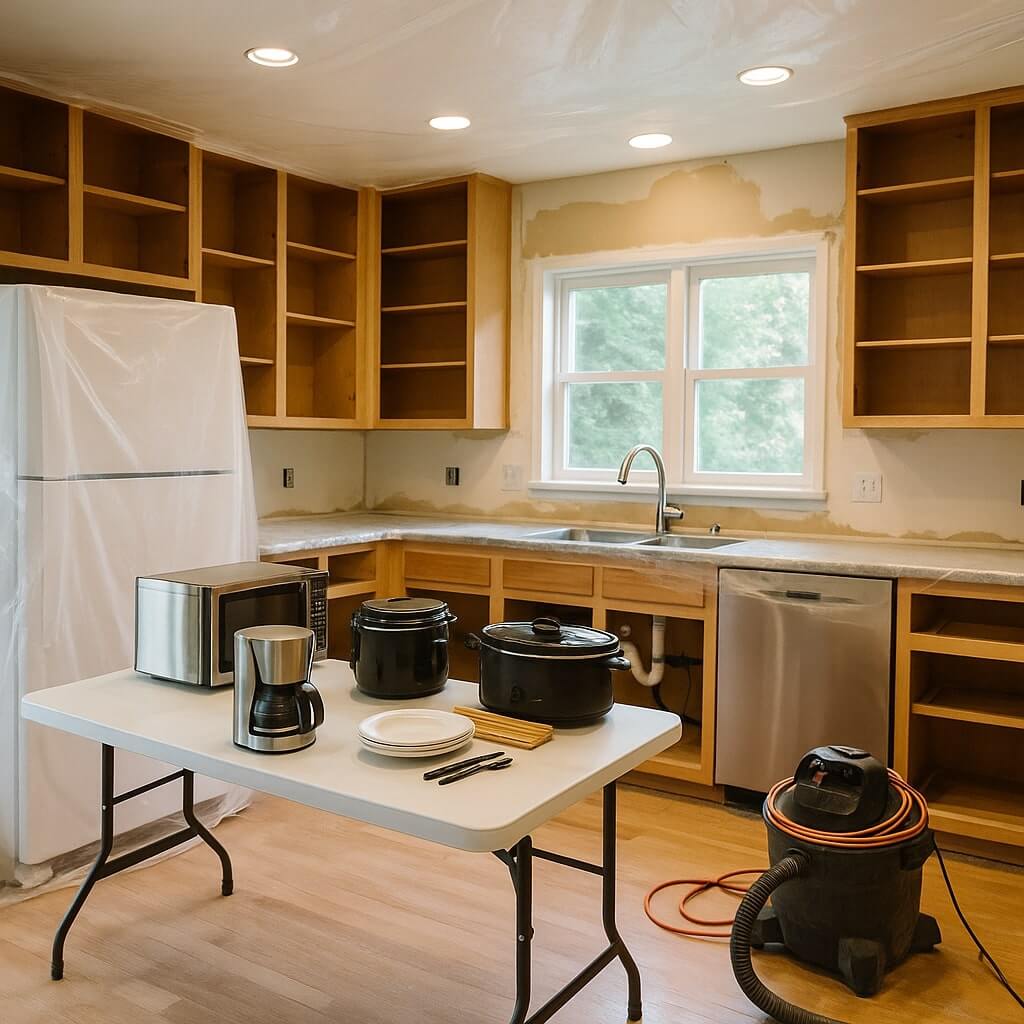 how to survive a kitchen remodel