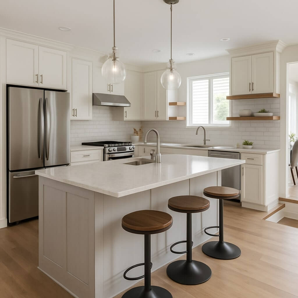 split level house kitchen remodel