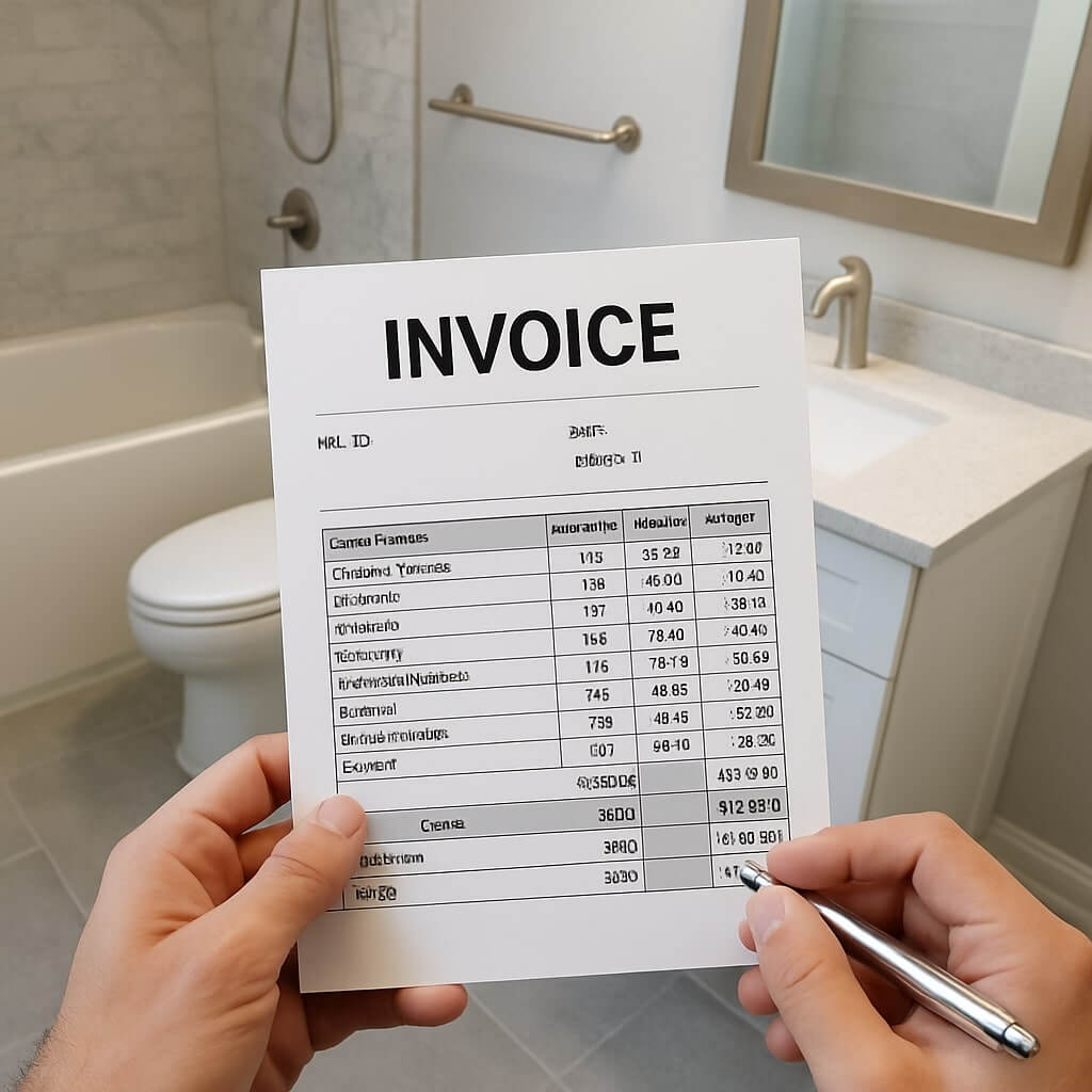 What Should Be Included in a Bathroom Remodel Invoice?