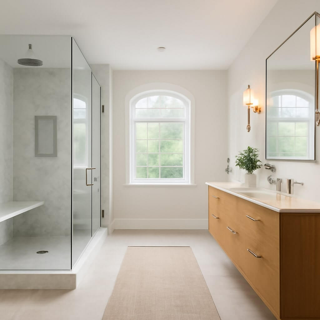 7 Stunning Master Bathroom Remodel Ideas No Tub Needed