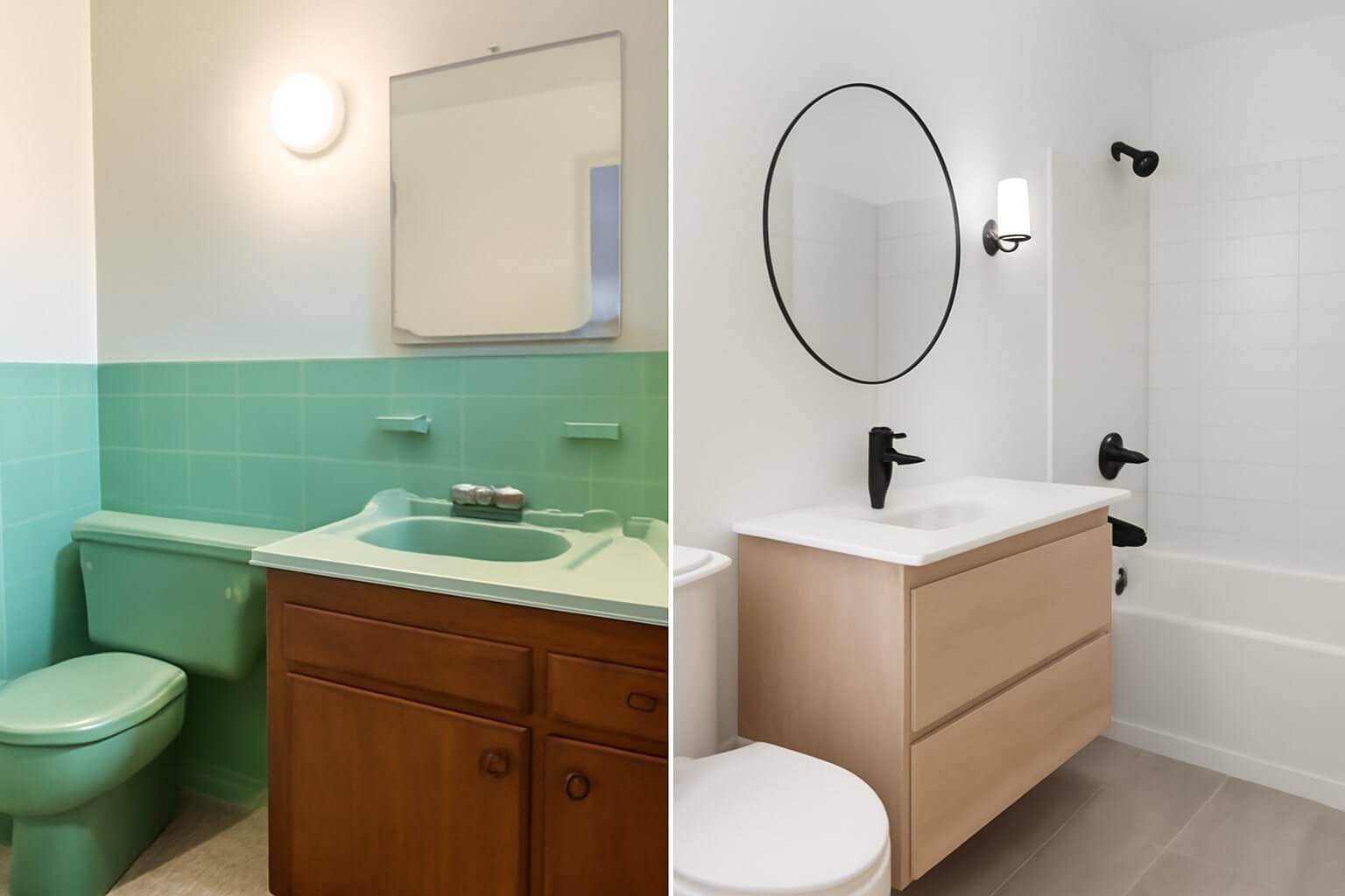 Transforming a 1960s Bathroom: Before and After Remodel Guide