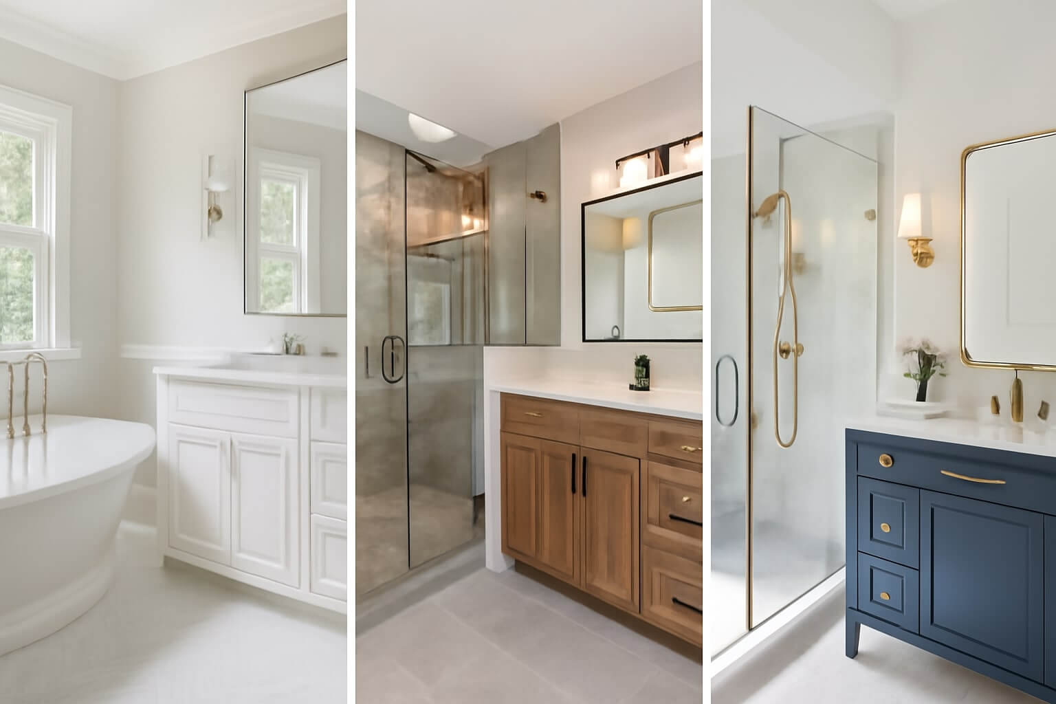3 Luxury Bathroom Remodels in Belmont You Must See