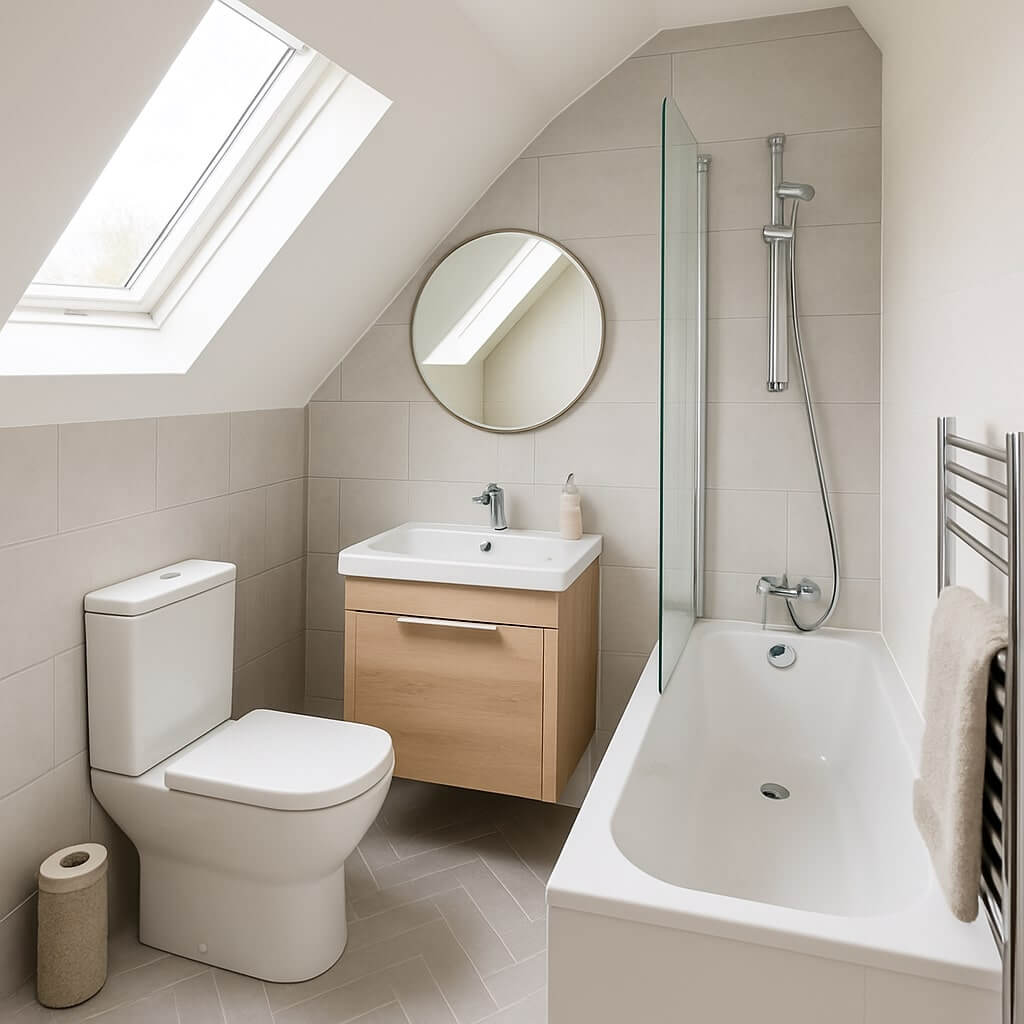 7 Smart Tips for Remodeling a Small Bathroom With a Slanted Ceiling