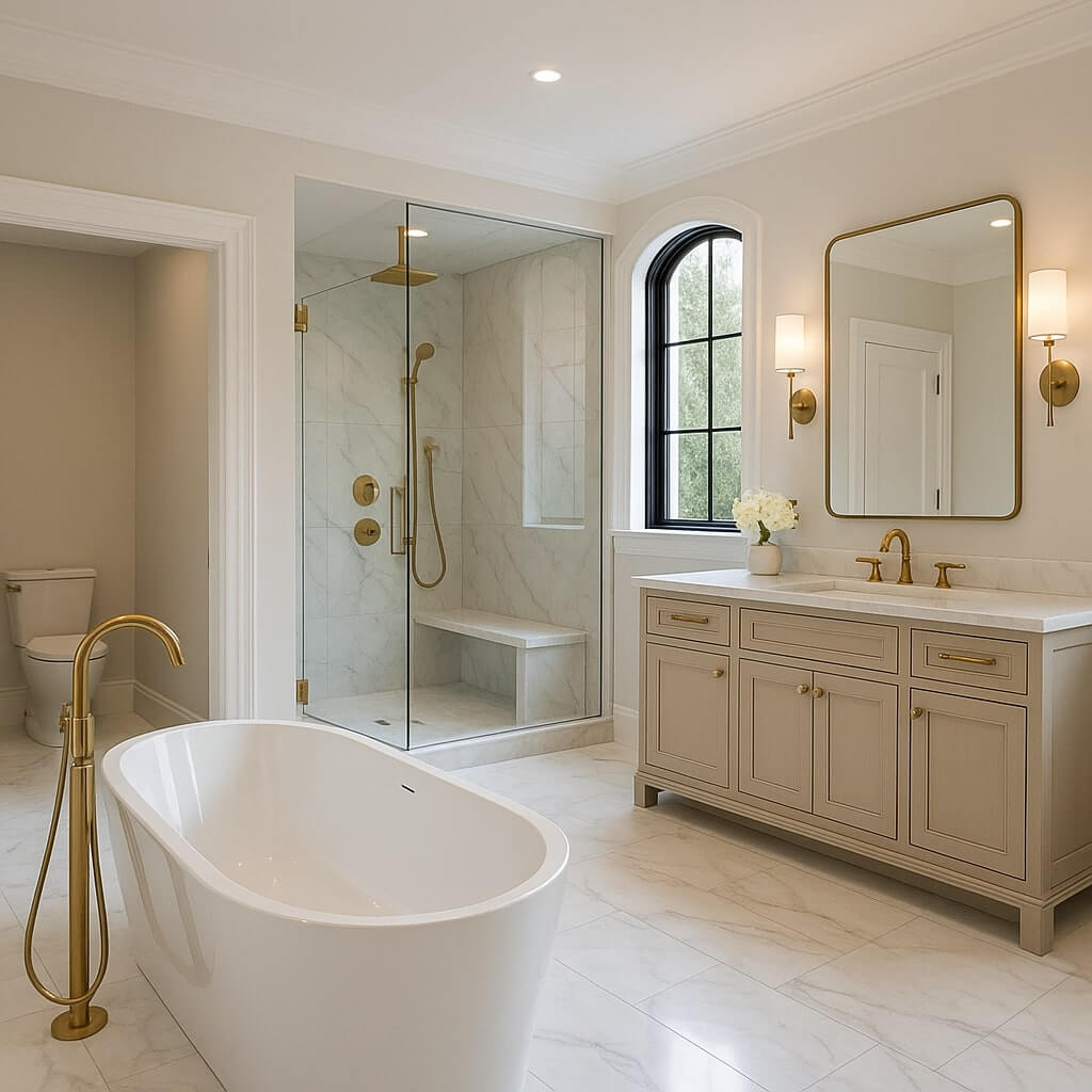 7 Stunning Ideas for a Luxury Bathroom Remodel in Newton